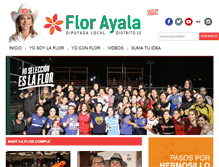 Tablet Screenshot of florayala.mx